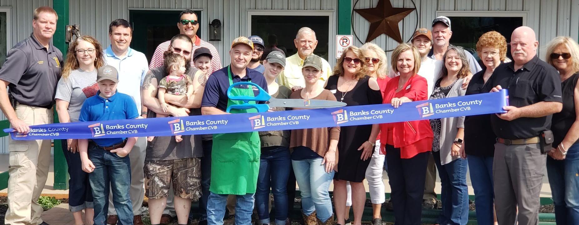 RIBBON CUTTING FOR HARRIS ALL NATURAL MEATS & BUTCHER SHOP